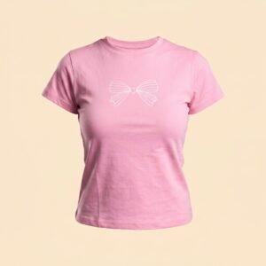 Pink baby tee